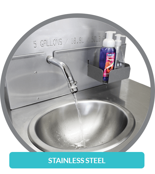 Stainless Steel Wash station. stainless steel portable sink for sale. portable hand washing station. Fast shipping Canada & USA.